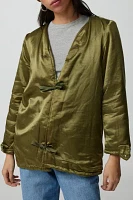 Urban Renewal Vintage Reversible Fuzzy Surplus Jacket