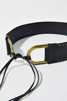 UO Bonnie Studded Wide Tie Belt