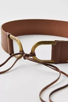 UO Bonnie Studded Wide Tie Belt