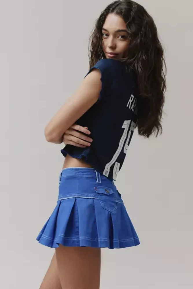 BDG Genevieve Drop-Waist Micro Mini Skirt