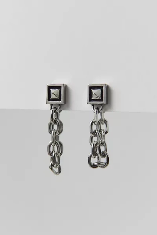 Personal Fears Stud Chain Link Earring