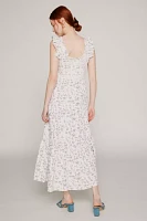 LoveShackFancy Chessie Floral Maxi Dress