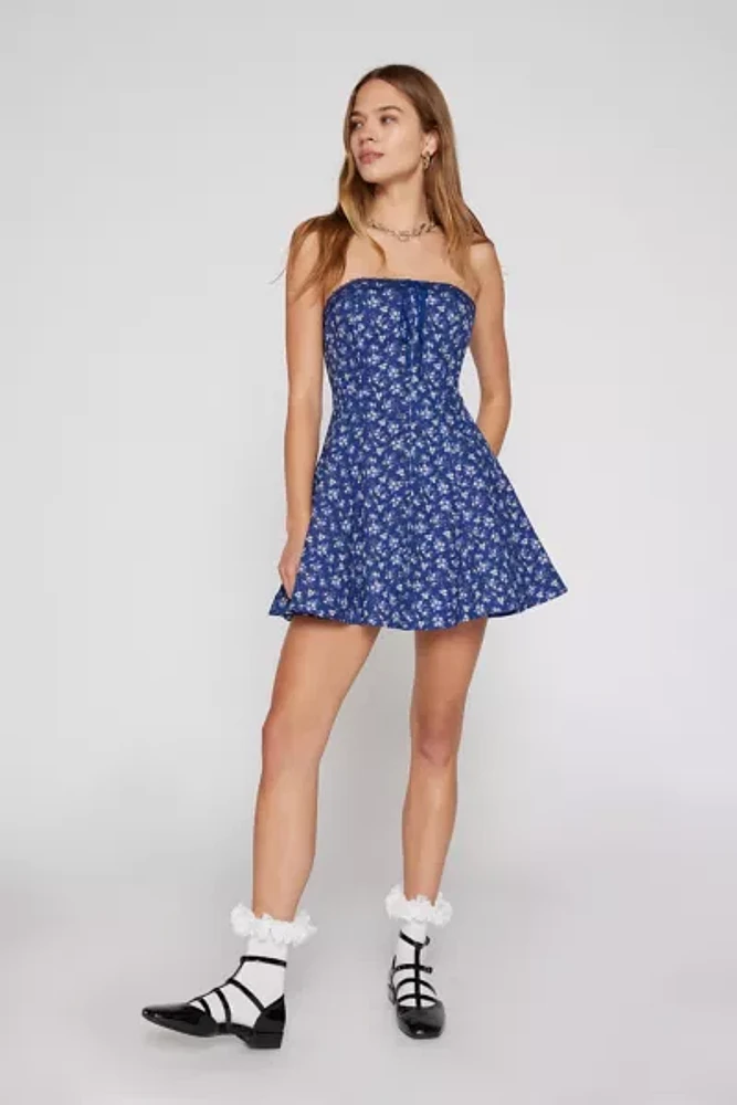 Kimchi Blue Addison Strapless Mini Dress