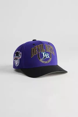 Mitchell & Ness Crown Jewels Pro Tampa Bay Rays Snapback Hat