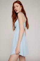 Glamorous Shirred Mini Dress