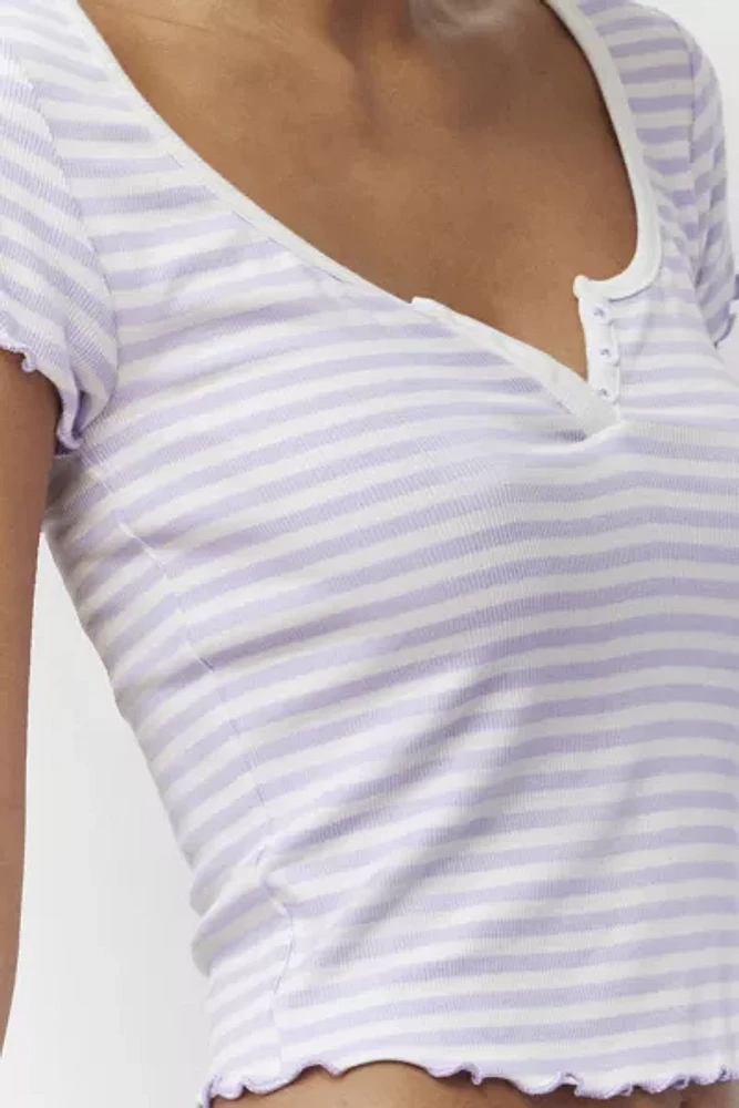 Out From Under Sweet Dreams Ahoy Stripe Baby Tee