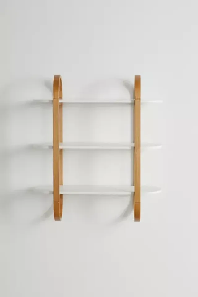 Kamal Entryway Multi-Hook Wall Shelf