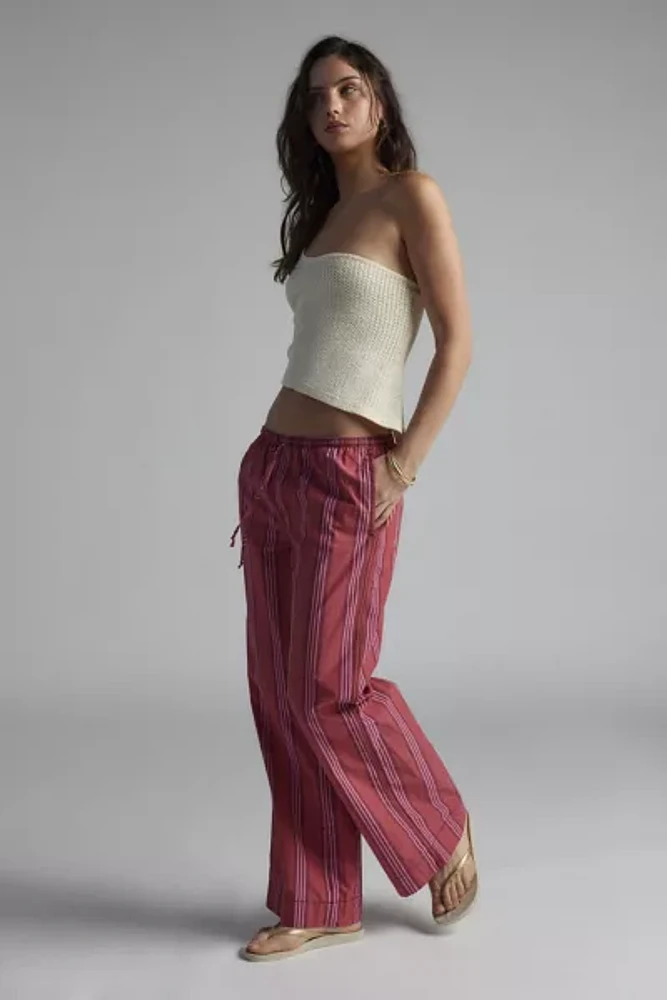 BDG Joey Poplin Wide-Leg Pant