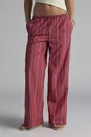 BDG Joey Poplin Wide-Leg Pant