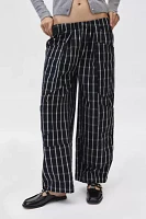 BDG Charlie Gingham Wide-Leg Pant