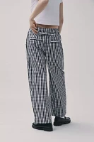 BDG Charlie Gingham Wide-Leg Pant