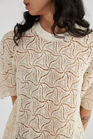 David Catalán Crochet Lace Tee