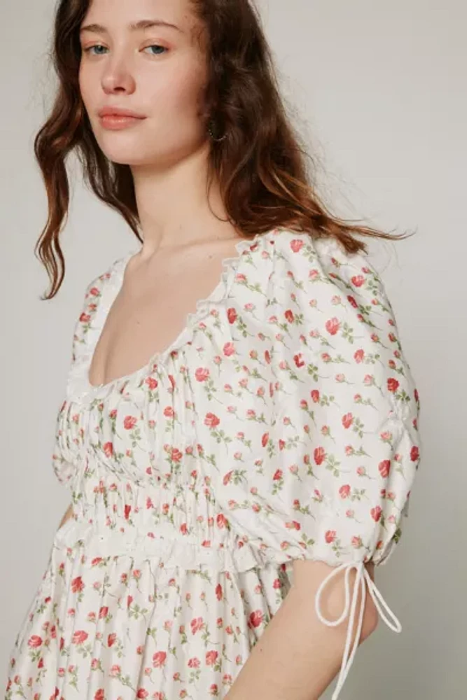 For Love & Lemons Jackson Floral Mini Dress