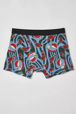 Grateful Dead Stealie & Rose Boxer Brief