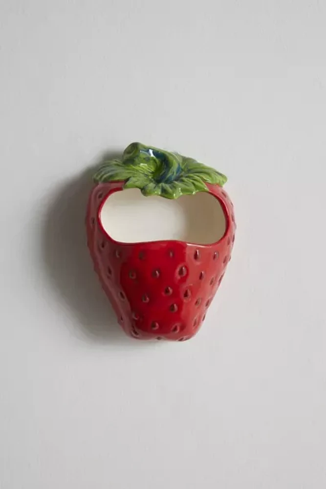 Strawberry Wall Pocket Vase