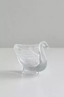 Swan Glass Jewelry Dish