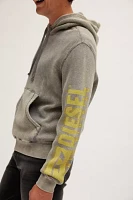 Diesel Ginafy Waffle Hoodie Sweatshirt