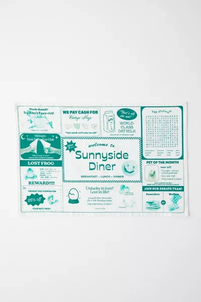 Sunny Side Up Diner Tea Towel Set