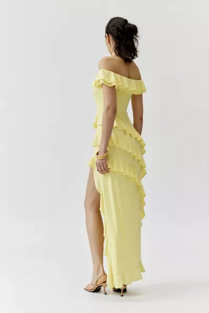 AFRM Luella Ruffle Maxi Dress