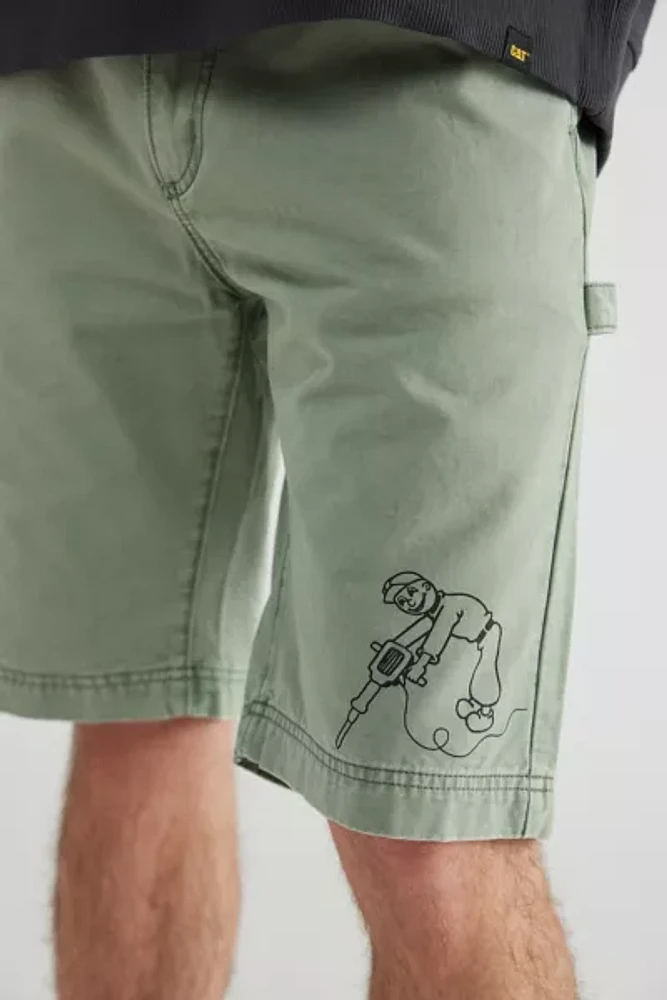 CAT Workman Doodles Twill Short