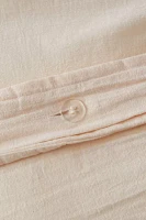 Textured Cotton Duvet Cover