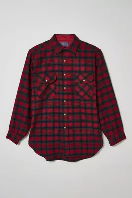 Vintage Check Button-Down Shirt