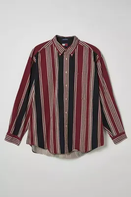Vintage Tommy Hilfiger Striped Button-Down Shirt