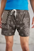 Standard Cloth Printed Fixed Waist Board Short