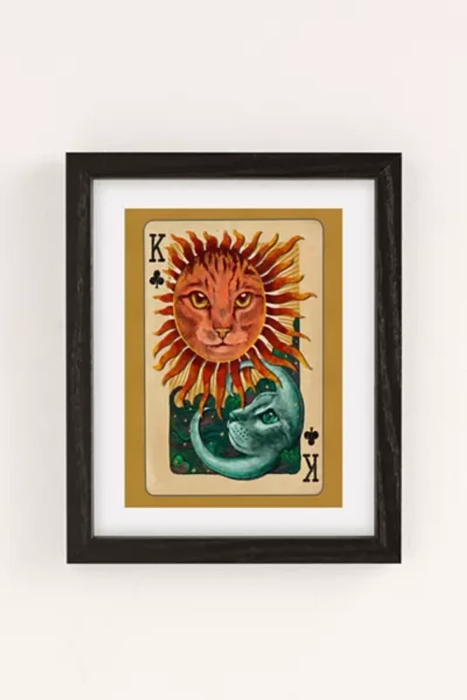 Samantha Koenig King Of Clubs Art Print