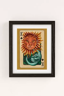 Samantha Koenig King Of Clubs Art Print