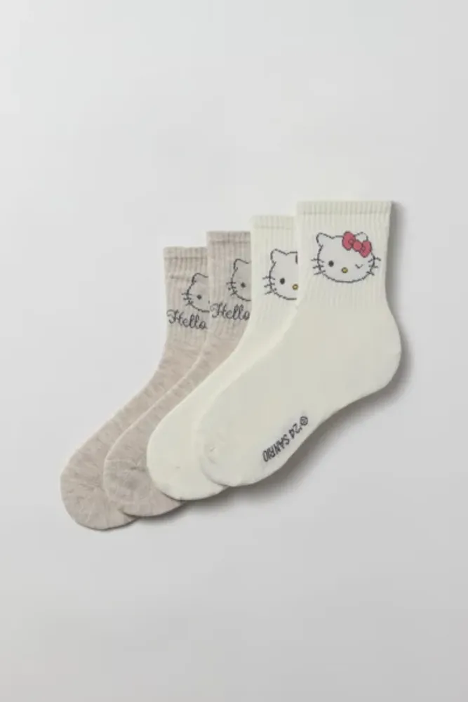 Hello Kitty Quarter Sock 2-Pack