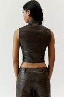 Basic Pleasure Mode Lilith Faux Leather Vest