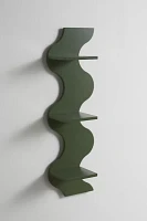 Squiggle Book Tower Wall Shelf