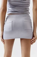 Woodrose Deli Silver Dream Mini Skirt