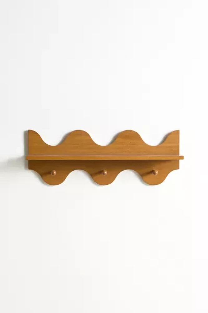 Roma Wall Multi-Hook Shelf