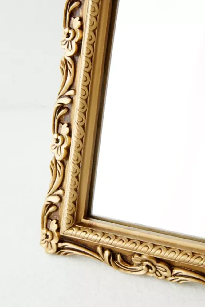 Gold Ornate Tabletop Mirror