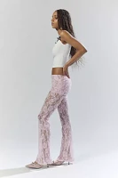 Zemeta Flower Mesh Skirt Pant