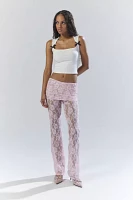 Zemeta Flower Mesh Skirt Pant