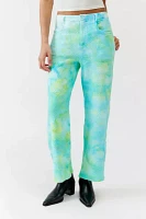 Riverside Tool & Dye Tie-Dye Quilted Flare Pant