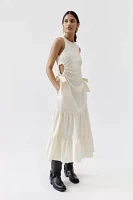 ESTHE Cotton Tiered Midi Dress