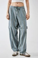 BDG Cody Striped Linen Cocoon Cargo Pant