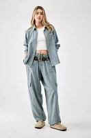 BDG Cody Striped Linen Cocoon Cargo Pant