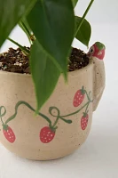 Strawberry Cat Planter