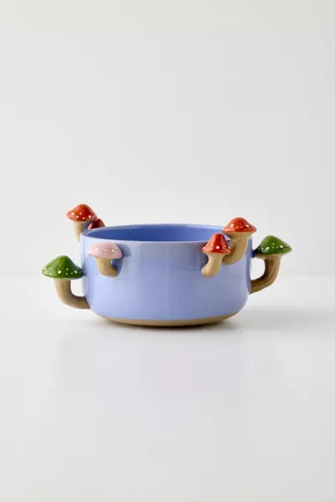 Sprouting Mushroom Ceramic Planter