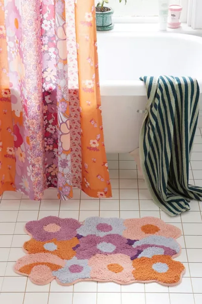 Vera Floral Bath Mat