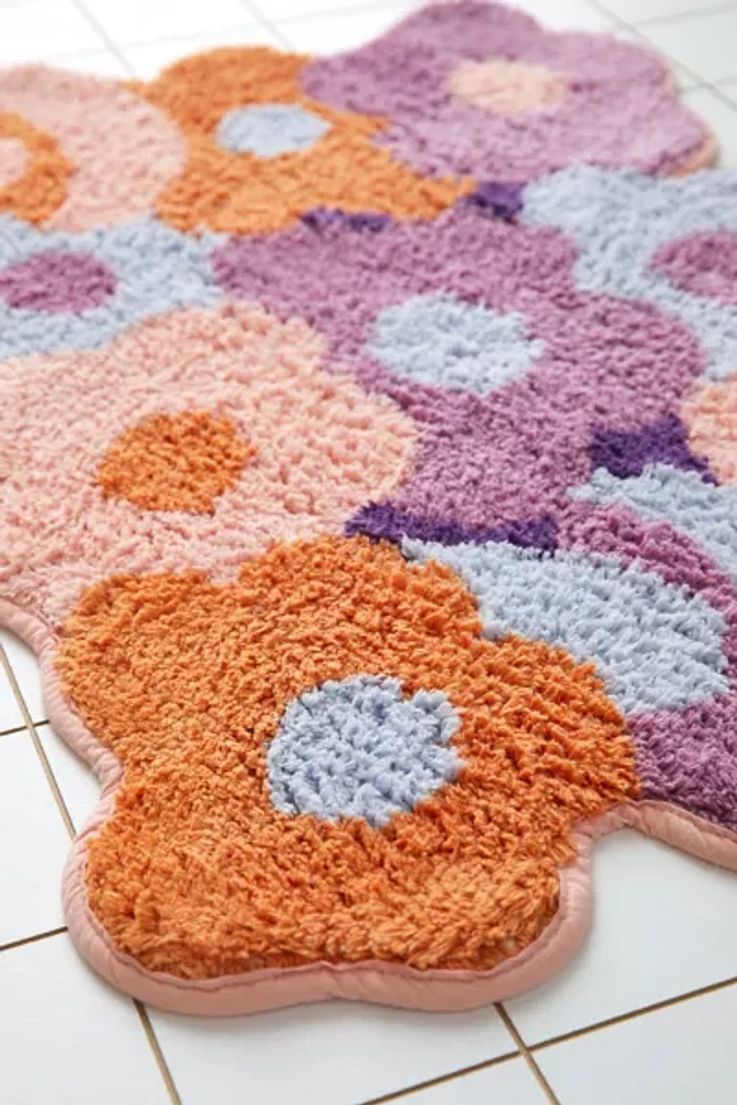 Vera Floral Bath Mat