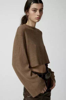 Urban Renewal Remnants Cozy Ribbed Drippy Sleeve Sweater