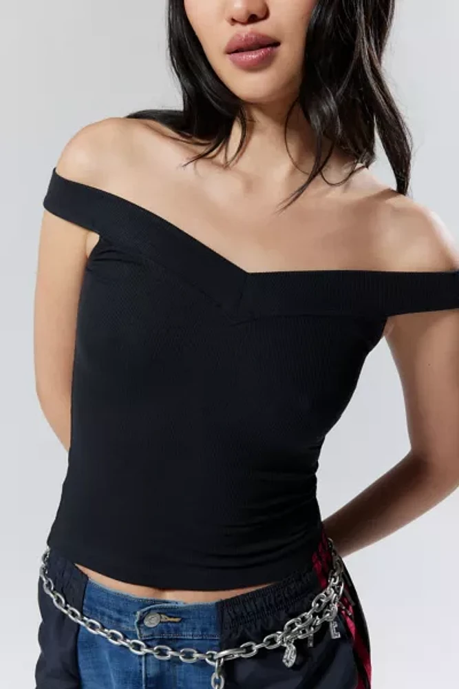 Silence + Noise Veronica Off-The-Shoulder Top