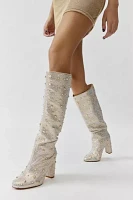 Azalea Wang Clouded Embellished Boot