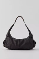 Silence + Noise Emily Washed Faux Leather Shoulder Bag